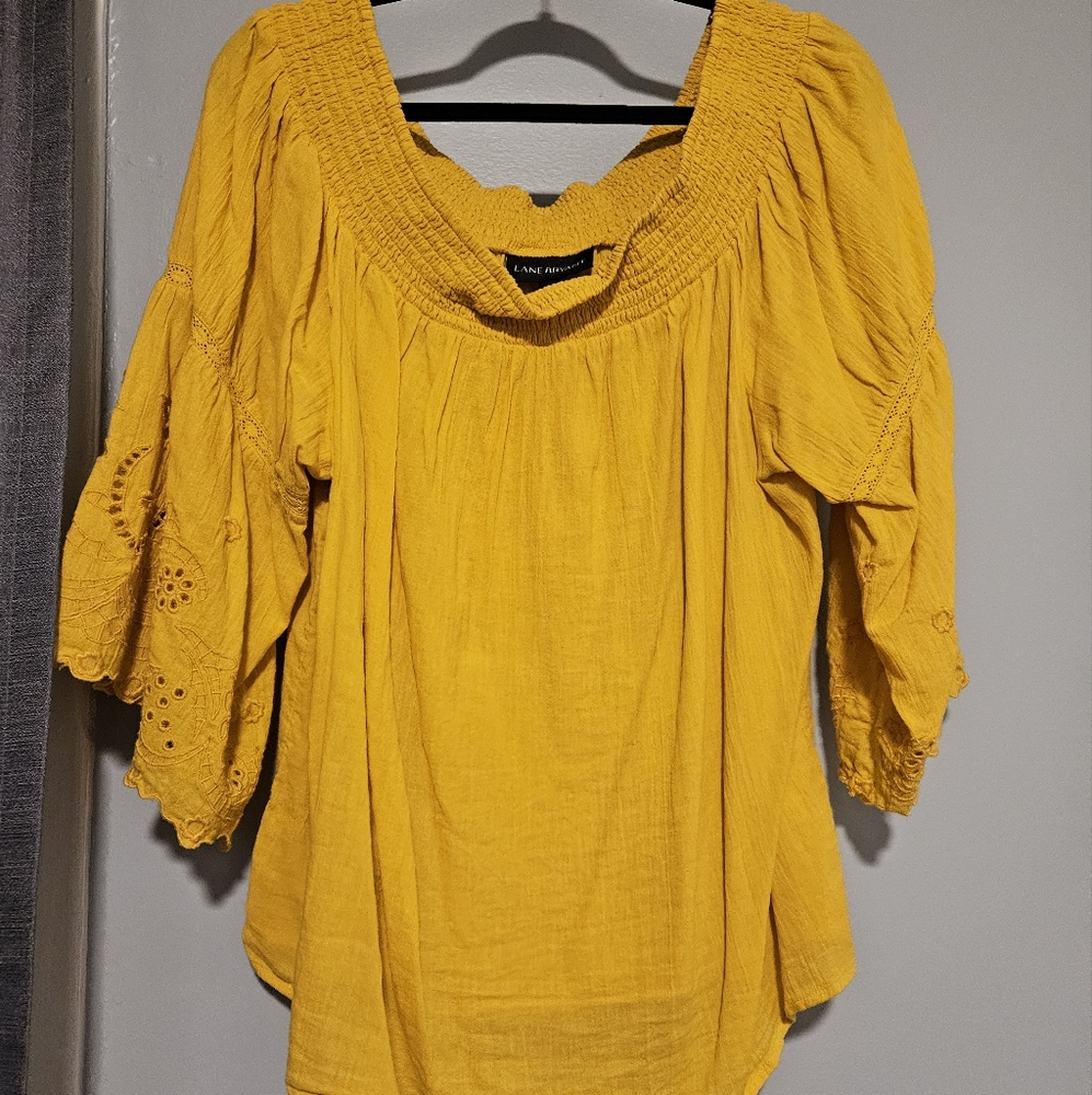 Yellow Top Plus Size